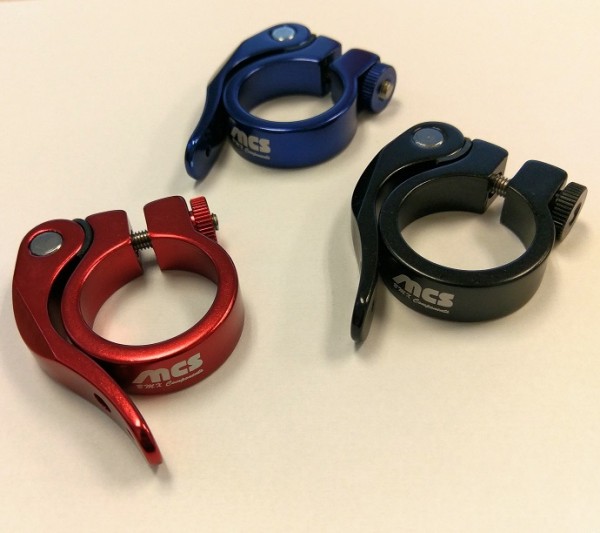 MCS QUICK RELEASE SEATPOST CLAMP 11/4" BMX Bicycles & Parts