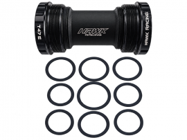 HAWK T47-E 24mm EXTERNAL BOTTOM BRACKET BLACK