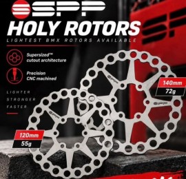 SPP SUPERSIZED SS "HOLY ROTOR" DISC SILVER