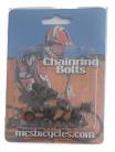 MCS CR-MO CHAINRING BOLT KIT BLACK (15 Piece)