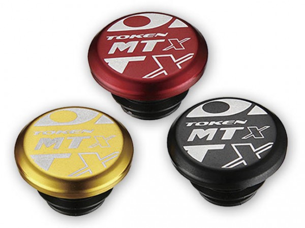 Red Fits MTB and BMX Handlebars Token MTX Handlebar End Plug