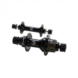BOX THREE MINI/EXPERT 10mm 28H CASSETTE HUBSET BLACK
