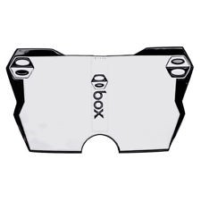 BOX TWO SIDE NUMBERPLATE BLACK/WHITE